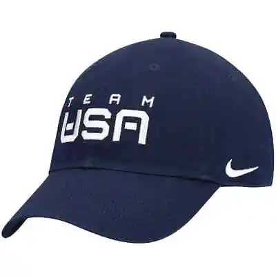 2022 Winter Olympics Team USA Nike Campus Wordmark Performance Adjustable Hat  • $19.99