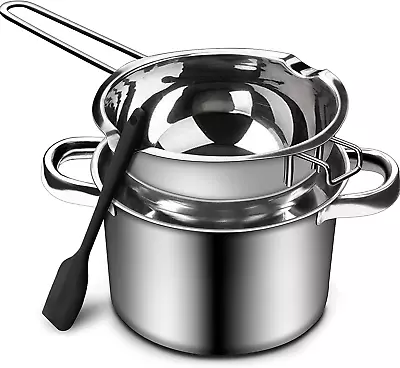 1000ML/1QT Double Boiler Chocolate Melting Pot With 2.3 QT 304 Stainless Steel • $27.81