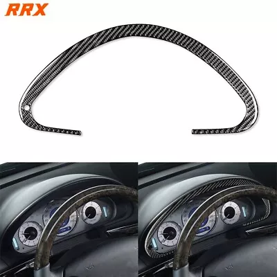 Real Carbon Fiber Speedometer Surround Frame Trim For Benz E-class W211 2003-09 • $21.99