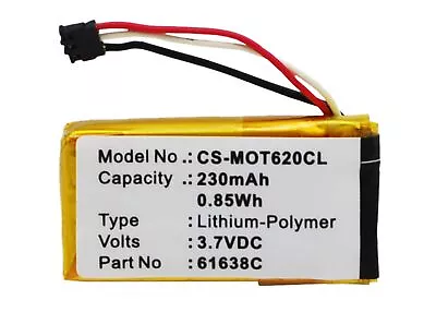 Battery For Motorola DECT 6.0 IT6 IT6-2 Motoactv Replacement 61638C SNN5904A • $16.55