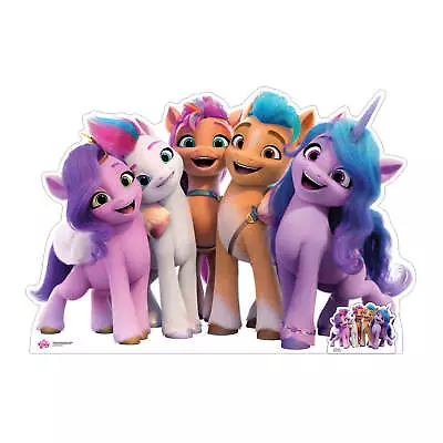 My Little Pony Group Of 5 Midi Cardboard Cutout With Free Mini Standee / Standup • £34.99