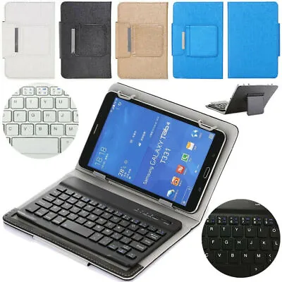 Gift For Samsung Galaxy Tab Tablet Bluetooth Keyboard Leather Stand Case Cover • $19.99