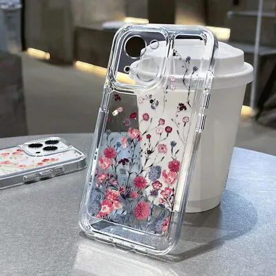 For IPhone 15 14 Pro Max 13 12 Mini 11 8 7 Plus XR Shockproof Flower Case Cover • $6.70