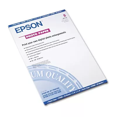 Epson S041156 9.4 Mil. 11  X 17  Photo Paper - Glossy White (20/PK) New • $28