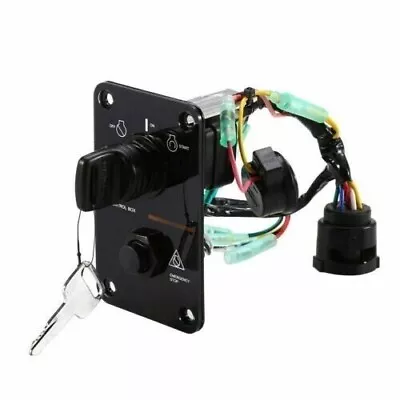 Outboard Top Single Engine Key Switch Assembly Panel For Yamaha 704-82570-08 • $47.89