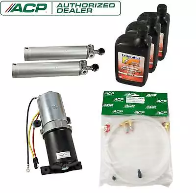 1983-1993 Mustang Convertible Top Cylinders Motor Pump Hoses Lift Kit W/ Fluid • $419.95