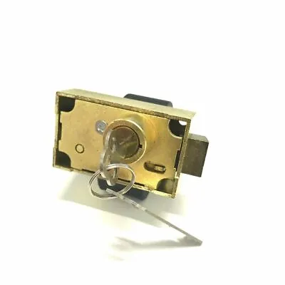 Single Nose Herring Hall Marvin Safe Deposit Box Lock Replacement With 3 Keys • $37.29