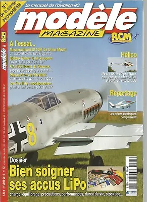 MAG MODEL N°701 PLAN: MUSGER MG9a / BF 109 F / YAK 54 / PILATUS PC-6 / HORNET  • $5.40