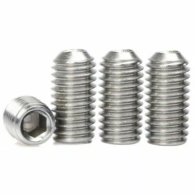 304 Stainless Steel 3mm M3 Hex Socket Set Screw Cup Point Grub Screws DIN916 • $4