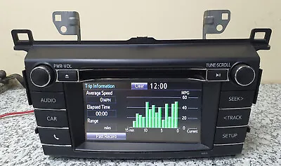 $220 • Buy Toyota Rav4 13-18 CD Player Radio Navigation Screen 86140-42110 Oem ID 100573