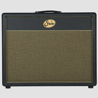 Suhr 2x12 Guitar Amp Speaker Cabinet Gold Grill Warehouse Veteran 30 Loaded • $899