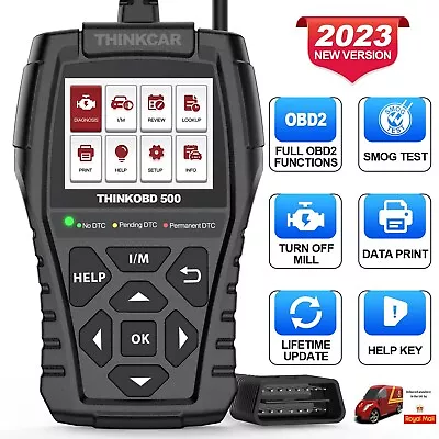 £30.99 • Buy THINKOBD 500 OBD2 Scanner Fault Code Reader Engine Car Diagnostic Reset Tool