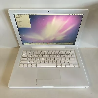 Apple MacBook A1181 Laptop 13 Inch Core 2 Duo 2GB RAM 80GB HDD Mac OS X • $45