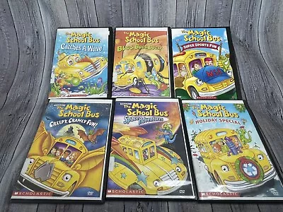 6 Used The Magic School Bus DVDs Sees Stars Bugs Space Sports Holiday Waves • $19.99