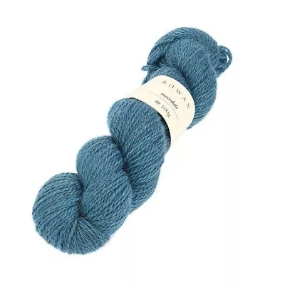 Rowan ::Moordale #08:: Wool Alpaca Yarn Blue Moor 50% OFF! • $17