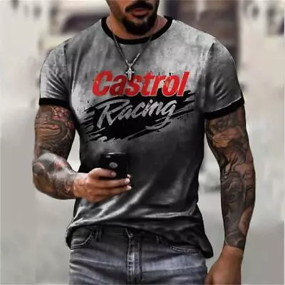 2022 New Stp Men's T-shirt Vintage 3d Printed Tshirt Contrast Color Personality • $11.99