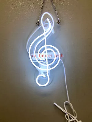 Treble Clef G Musical Notes Acrylic 14  Neon Light Sign Lamp Home Wall Decor Bar • $64.99