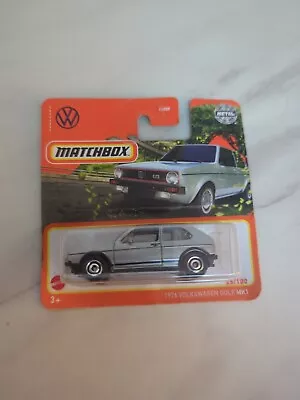 1976 VOLKSWAGEN GOLF MK1 1:64 (Grey) Matchbox Diecast Model Car • £1.99