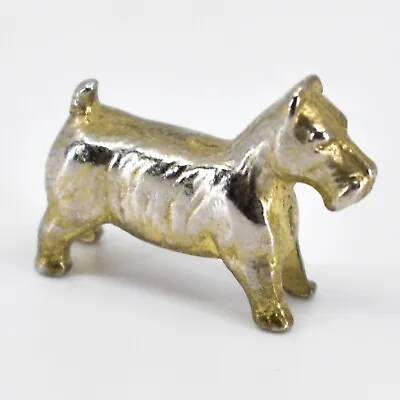 Vintage Monopoly Scottie Terrier Dog Replacement Gold Tone Game Piece Token • $6.99