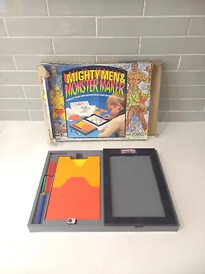 Vintage 1978/79 TOMY Mighty Men & Monster Maker Drawing Set Kit Incomplete • $38.53