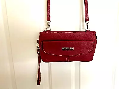 Kenneth Cole Dull Red Crossbody Purse Bag • £4.99