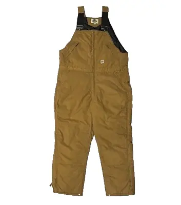 Field & Forest Insulated Bib Overalls Mens PICK YOUR SIZE Duck Canvas Brown • $48.71