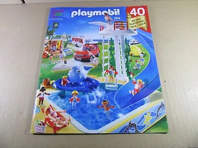 196V PLAYMOBIL Germany Catalogue Color 2014 Of 60 Pages 20.7 X 25 CM • $6.04