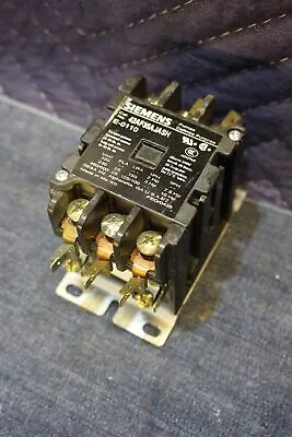 Siemens 42AF35AJASH Furnas Definite Purpose Contactor 600V 25A 3-Pole Coil 24V • $17.50