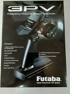 Futaba 3PV 3-Channel 2.4GHz S-FHSS Radio System W/ R203GF Receiver Brand New!! • $149.95