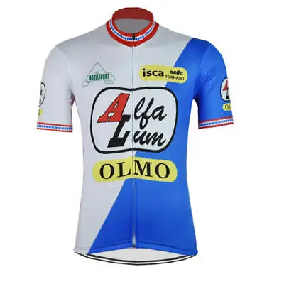 Vintage Alfa Lum Olmo Cycling Jersey Cycling Short Sleeve Jersey Cycling Shirt • $37.61