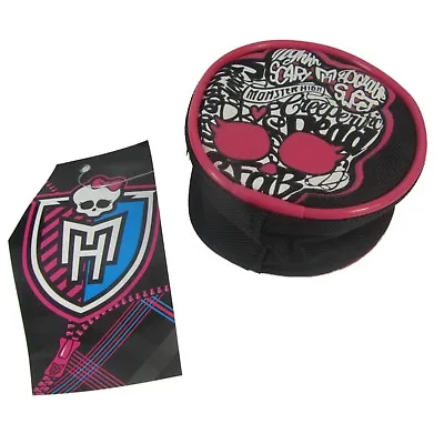 12 X Monster High Black & Pink Round Zipped Purses Girls Party Bags • $12.84