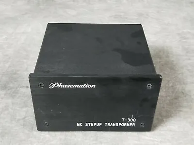  Phasemation T-300 MC Step-up Transformer For Moving Coil Cartridge  • $350