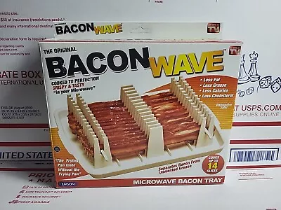 Bacon Wave Microwave Bacon Tray As Seen On TV Open Box • $15.96