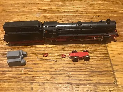 Fleischmann Piccolo N Gauge Steam Locomotive 4-6-2 Black DB Spares/Repair • £59