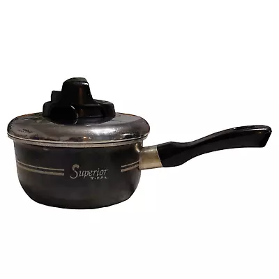 Superior T-Fal 6  Saucepan With Lid! Made In France Vintage • $20