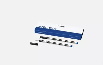 Montblanc Refills ( Pack Of 2 ) For Rollerball Pens Black / Blue / Barbados Blue • $26.29