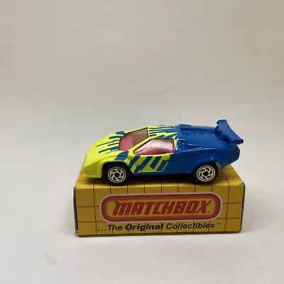 Matchbox-mb#67--lamborghini Countach-yellowblue-yellow Box-- • $11.99