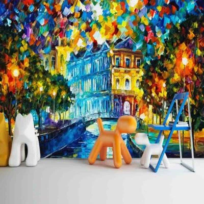 £185.07 • Buy House Red Graffiti 3D Full Wall Mural Photo Wallpaper Printing Home Kids Decor