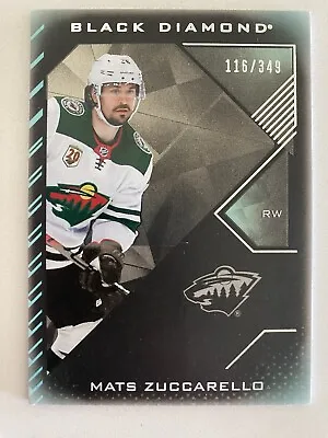 Mats Zuccarello Black Diamond NUMBERED 116/349 21-22 BDB-MZ Minnesota Wild  • $4