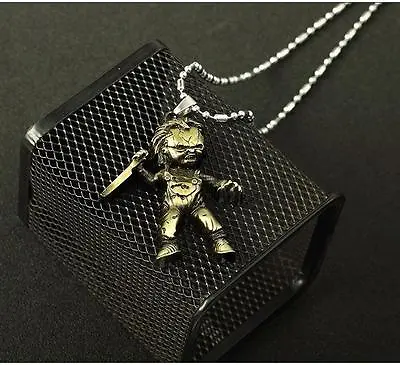 Hot Movie Child's Play Chucky Figure Cool Replica Metal Pendant Necklace • $12.99