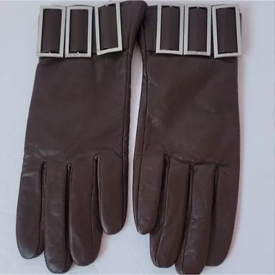 Michael Kors  Genuine Leather Gloves/ M. • $49.96