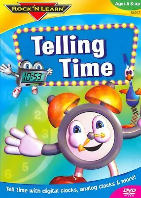 Rock N Learn: Telling Time DVD (2012) Cert E Incredible Value And Free Shipping! • £2.48