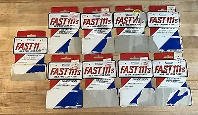 Vintage 1980s Lot Of 9 Fast 111's Diecast Cars Card Backs • $17