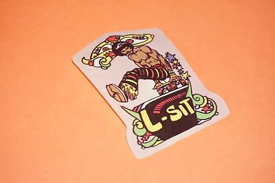Vintage 1970's L-Sit Skateboard Sticker 3  Tall (No Adhesion) • $5