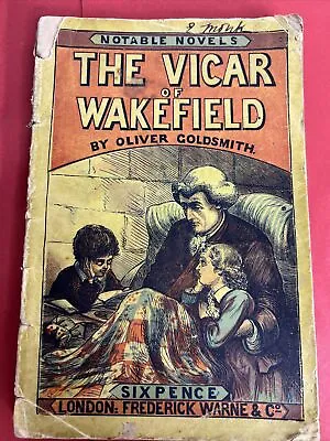 £49.99 • Buy Victorian Sixpenny Novel O. Goldsmith The Vicar Wakefield Frederick Warne