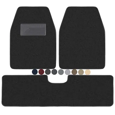 CarXS Car Floor Mats For Car SUV Van Heavy Duty Extra Thick Carpet Mat 3 Piece • $27.99