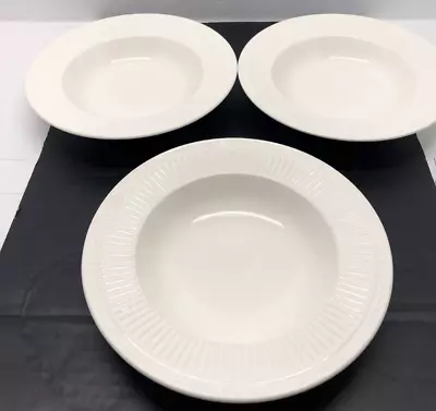 Mikasa Italian Countryside DD900 Lot Of 3 White Rimmed Soup Bowls 9 1/4 !!!! • $17.90