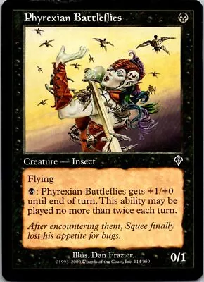 Phyrexian Butterflies Magic The Gathering Invasion 2000 #114 Card Lot (6) • $3.25
