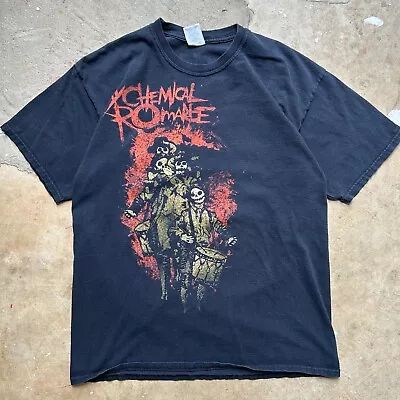 Vintage Y2K My Chemical Romance MCR Projekt Revolution Band T-Shirt Men’s Medium • $149.99