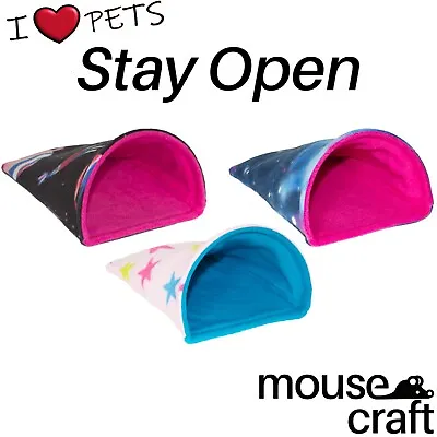 £5.99 • Buy Stay Open  NEW SHAPE  Soft Fleece Bed Snuggle Pouch, Cosy,For Small Pets